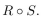 supp ose R and S are relations on {a, b, c, d}, where Find the combination of relations.