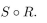 supp ose R and S are relations on {a, b, c, d}, where Find the combination of relations.