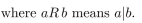 Draw the Hasse diagram for the relation R on A = {2, 3, 4, 5, 6, 8, 10, 40}