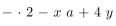 The string is prefix notation for an algebraic expression. Write the expression in postfix notation.