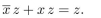 In questions determine whether the statement is TRUE or FALSE. Assume that x, y, and z represent Boolean variables.