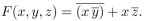 Draw a logic gate diagram for the Boolean function