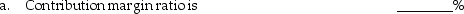 Black Pearl,Inc. ,sells a single product.The company's most recent income statement is given below. Required: d.If sales increase by $50,000,operating income will increase e.To achieve a $40,000 after tax income,given a tax rate of