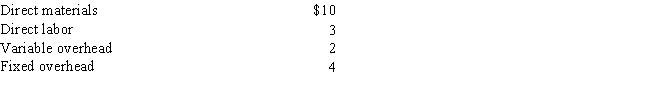 <strong>Begonia uses part 87A in the production of color printers.Unit manufacturing costs for part 87A are: Begonia uses 130,000 units of 87A per year.Benzyl Company has offered to sell Begonia 130,000 units of 87A per year for $18.Fixed overhead is unavoidable. Should Begonia make or buy the part?</strong> A) It should make the part because it will save $390,000 over buying it. B) It should buy the part because it will save $390,000 over making it. C) It should make the part because it will save $1,250,000 over buying it. D) It should buy the part because it will save 1,250,000 over making it. E) It should buy the part because it will save $340,000 over making it.