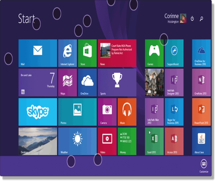 <strong> As shown in the accompanying figure,most Windows computers have a 10-point ____ display with a larger trackpad.</strong> A)multitouch B)tabbed C)multigesture D)quick tile