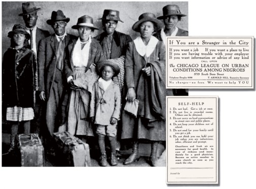 <strong>What important trait was emphasized in the self-help card distributed by the Chicago League on Urban Conditions among Negros? </strong> A) Cleanliness B) A loud speaking voice C) Religious devotion D) Friendliness