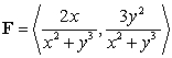 Compute where C is the polar curve in the positive direction and is the vector field .