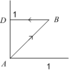 Use Green's Theorem to evaluate the line integral along the contour of the triangle ABD with vertices