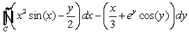Evaluate where is the parallelogram with vertices and , oriented counterclockwise.