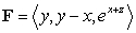 Compute where S is the portion of the surface of the sphere with radius and center that is above the plane oriented upward, and F is the vector field .