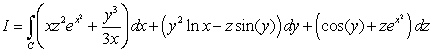 Compute where is the intersection line of the surfaces and