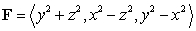 Compute where S is the ellipsoid with outward-pointing normal and .
