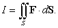 Let where , is oriented with normal pointing to the origin, and is oriented in the opposite direction. Let be the vector field . Compute