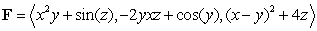 Compute where and is the boundary of the tetrahedron formed by the planes oriented with outward-pointing normal.