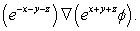Define where Compute the vector assigned to the point by the vector field