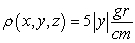 Compute the mass of the curve if the mass density is and are measured in centimeters.