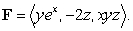 Compute the work performed in moving a particle along the path by the force