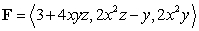 Let . Compute where is the segment joining the points and together with the quarter circle centered at the origin and joining the points and . The integration is performed from to .