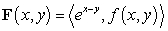 Let . Find a function so that is conservative in and for all .