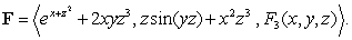 Consider the vector field Find the formula for so that is conservative and