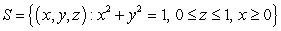 Compute the surface integral for the surface .