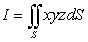 Compute where S is the part of the plane in the first octant bounded by the planes and