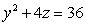 Evaluate where S is the surface cut from the paraboloid by the planes , and .