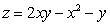 Find the volume of the region under the surface and above the rectangle