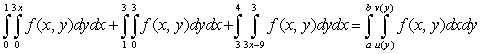 <strong>Let be continuous. If the equality holds, then:</strong> A) . B) . C) . D) . E) There are no , and that satisfy the equality.