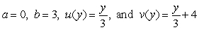 <strong>Let be continuous. If the equality holds, then:</strong> A) . B) . C) . D) . E) There are no , and that satisfy the equality.