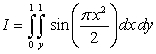 a) Change the order of integration in the integral . b) Evaluate the integral.