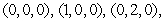 <strong>The volume of the tetrahedron with the vertices and is which of the following?</strong> A) B) C) D) E) None of the above.