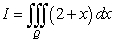 Evaluate where is the tetrahedron with vertices at , , and in the order .