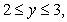 Find if is the region satisfying and