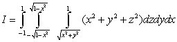 Convert the following integral to cylindrical and spherical coordinates: .