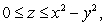 Compute the volume of the region satisfying and
