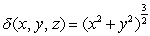 <strong>The solid in the first octant bounded by the sphere above, by the cone below, and by the planes and on the side, has a density . Set up the integral for the mass of the solid </strong> A) in rectangular coordinates. B) in cylindrical coordinates. C) in spherical coordinates.