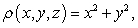 If the mass density is find for the solid occupying the region which satisfies and