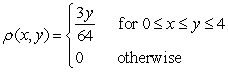 Calculate the probability that where and are random variables with joint probability density .