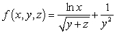 Find the domain and range of the function .