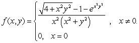 Define the function by Is continuous at the point