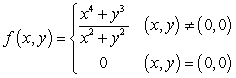 <strong>Let be the function defined by . </strong> A) Determine whether is continuous. B) Compute whether and exist. C) Determine whether is differentiable at .
