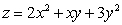Find the point on the surface where the tangent plane is parallel to the plane .