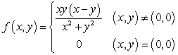 <strong>Which of the following functions is differentiable at the origin?</strong> A) B) C) D) E) None of the above