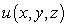 Let be differentiable, and let be the function . Compute the partial derivatives , , and .