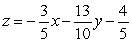 <strong>The plane best fits the points and if the sum of at these points is minimized by and The plane that best fits the points , , , and is:</strong> A) . B) . C) . D) . E) .