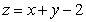 <strong>The plane best fits the points and if the sum of at these points is minimized by and The plane that best fits the points , , , and is:</strong> A) . B) . C) . D) . E) .