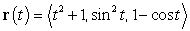 <strong>The curve intersects the plane at which of the following points?</strong> A) B) C) D) E) The curve does not intersect the plane.