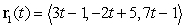 Consider the linear paths and , described by and . Do the lines traced by and intersect? If so, where?