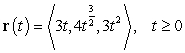 Find the arc length parametrization of the curve .